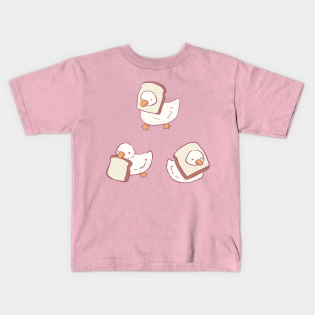 Cute ducks Kids T-Shirt by Mayarart